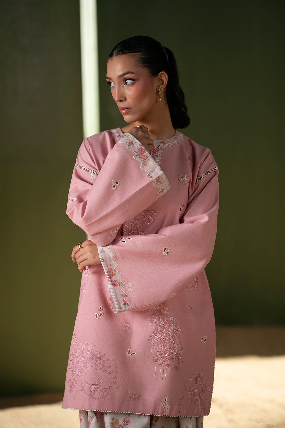 Saira Rizwan | Joolie Co ords | JOOLIE PINK - JBP25-08 by Saira Rizwan - Designer Dress  - Type : Ladies Clothes - Available at Libayah - 100% Original 