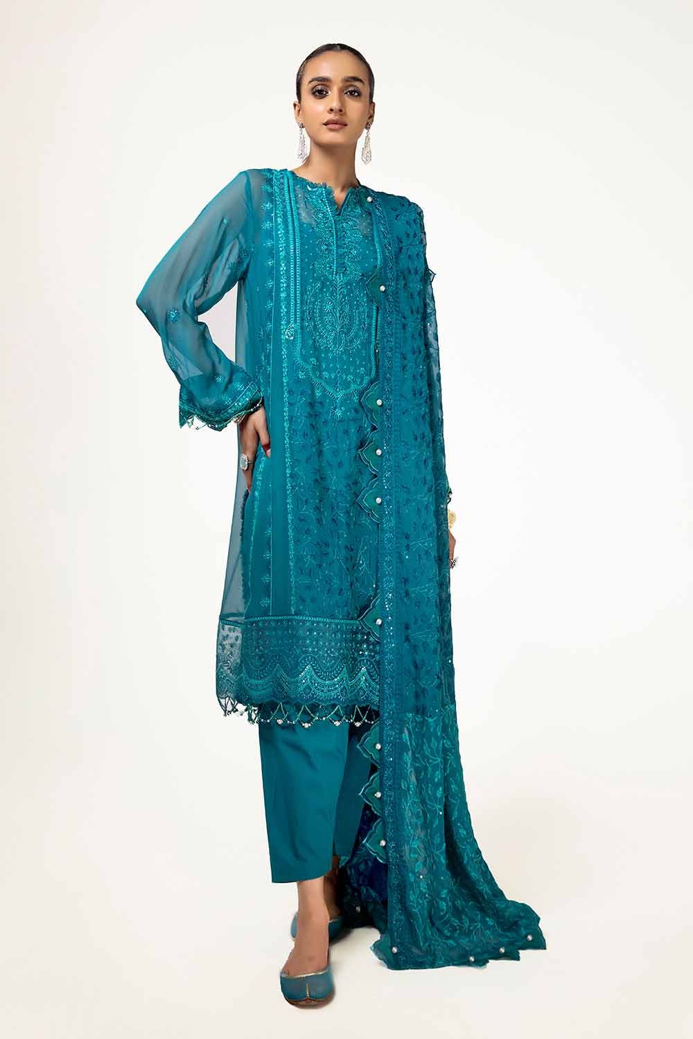 Gul Ahmed | Eid ul Adha Collection | FE-42024 by Gul Ahmed - Designer Dress - Type: Ladies Clothes - Available at Libayah - 100% Original