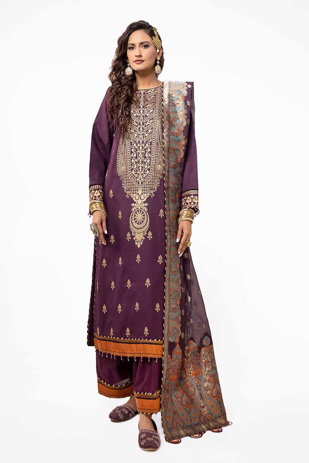 Gul Ahmed | Eid ul Adha Collection | FE-42062 by Gul Ahmed - Designer Dress - Type: Ladies Clothes - Available at Libayah - 100% Original