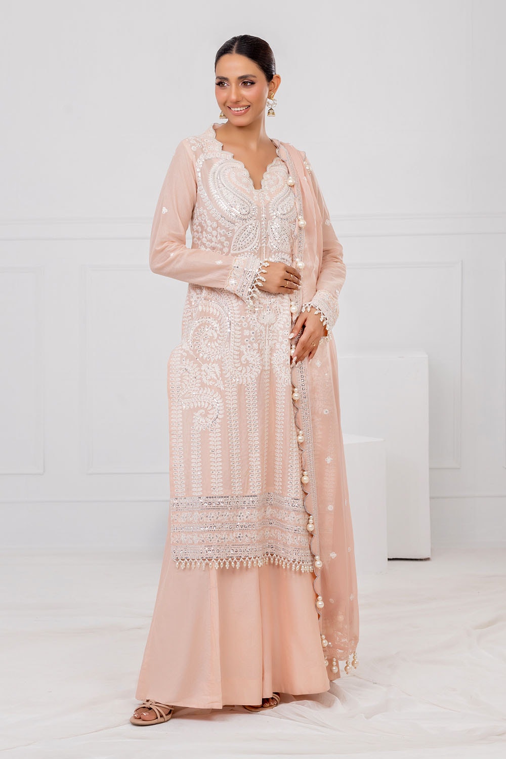 Gul Ahmed | Festive Eid 25 | FE-52107 by Gul Ahmed - Designer Dress - Type: Ladies Clothes - Available at Libayah - 100% Original