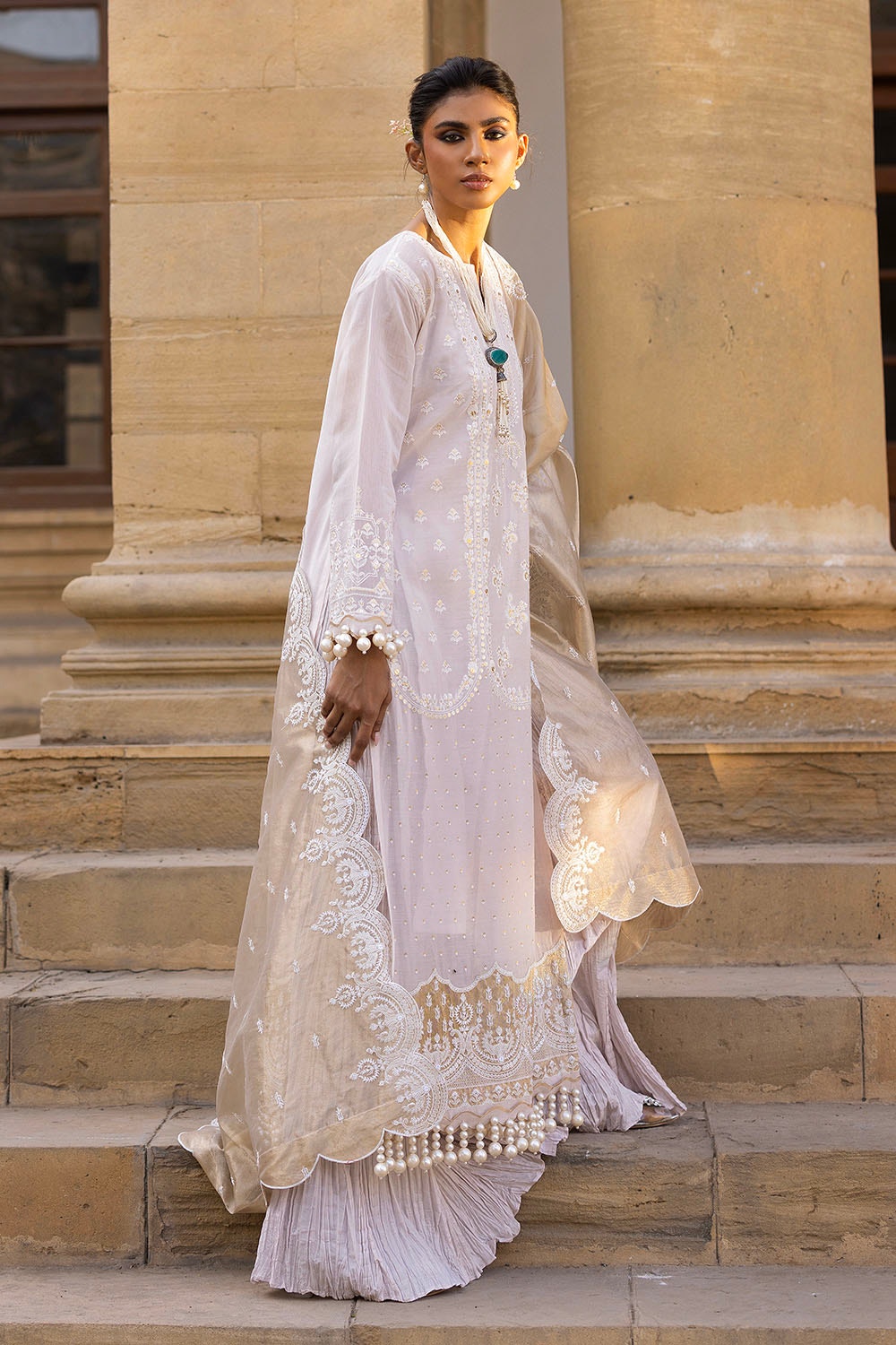 Gul Ahmed | Festive Eid 25 |FE-52144 by Gul Ahmed - Designer Dress - Type: Ladies Clothes - Available at Libayah - 100% Original