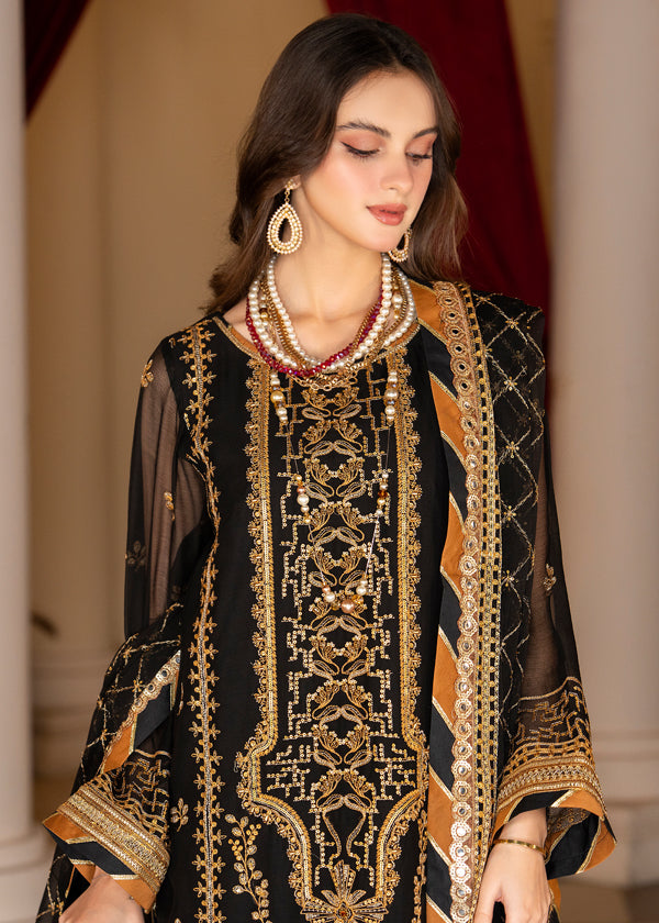 Strawberry | Rimjhim Chiffon Collection | FLS-RJ-001 by Strawberry - Designer Dress - Type: Ladies Clothes - Available at Libayah - 100% Original