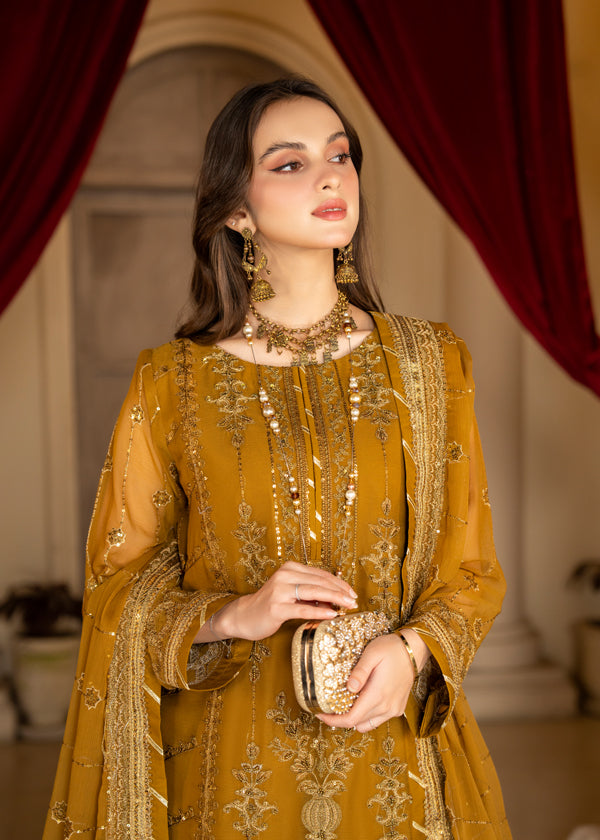 Strawberry | Rimjhim Chiffon Collection | FLS-RJ-009 by Strawberry - Designer Dress - Type: Ladies Clothes - Available at Libayah - 100% Original