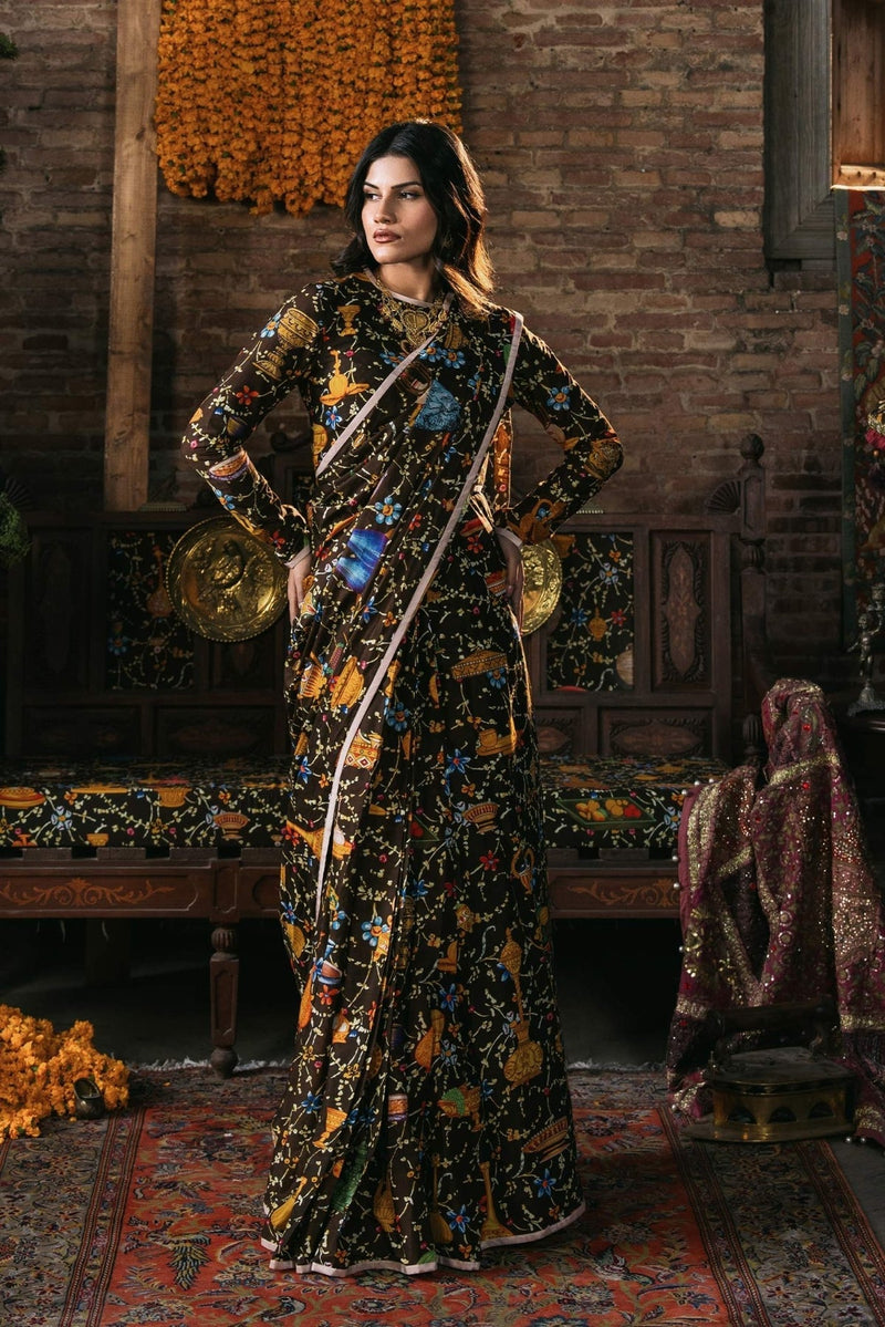 Fahad Hussayn | Lawn Banger | Ferdowi by Fahad Hussayn - Designer Dress - Type: Ladies Clothes - Available at Libayah - 100% Original