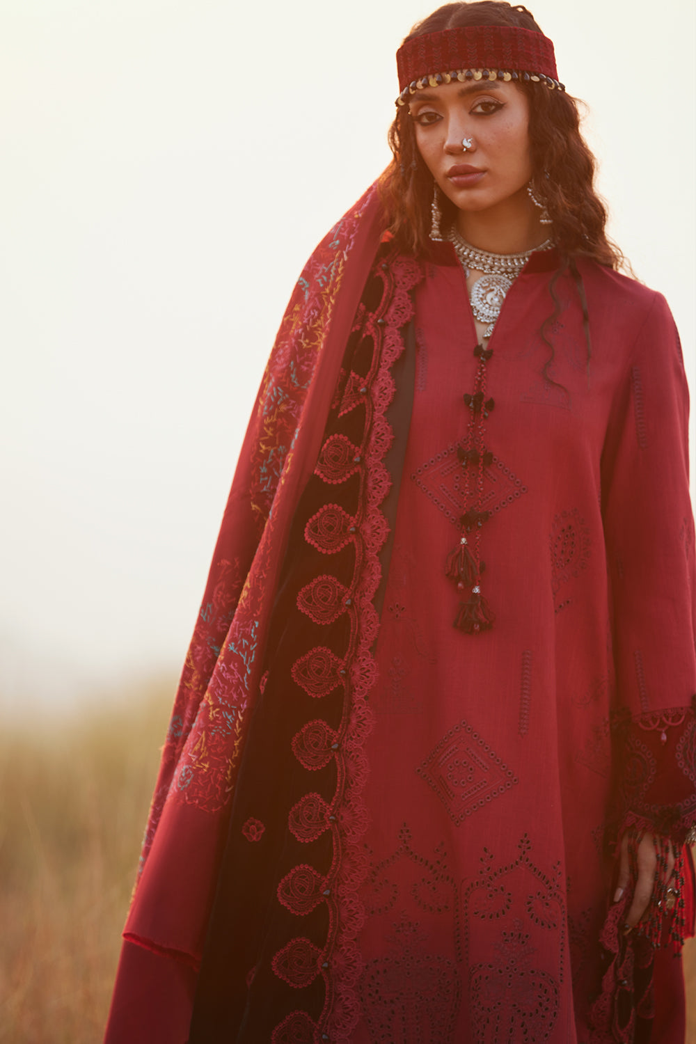 Saira Rizwan | Winter Khaddar 25 | NAZNEEN-SRW25-04 by Saira Rizwan - Designer Dress  - Type : Ladies Clothes - Available at Libayah - 100% Original 