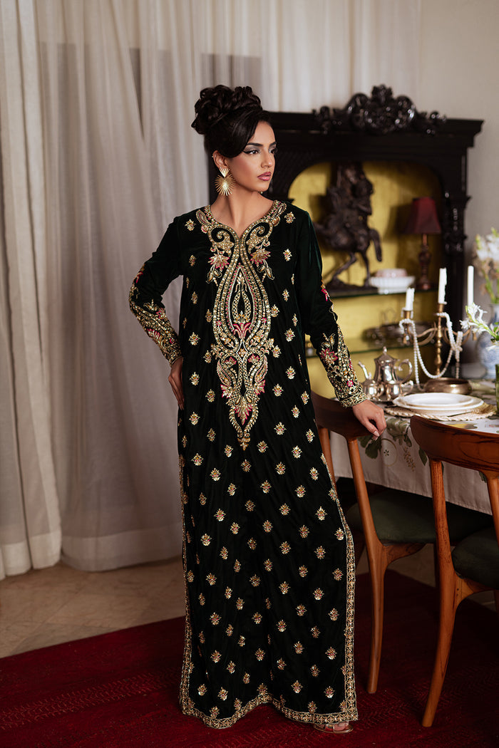 Saira Rizwan | Velvet Pret 25 | EMERA-SRVP25-10 by Saira Rizwan - Designer Dress - Type : Ladies Clothes - Available at Libayah - 100% Original 