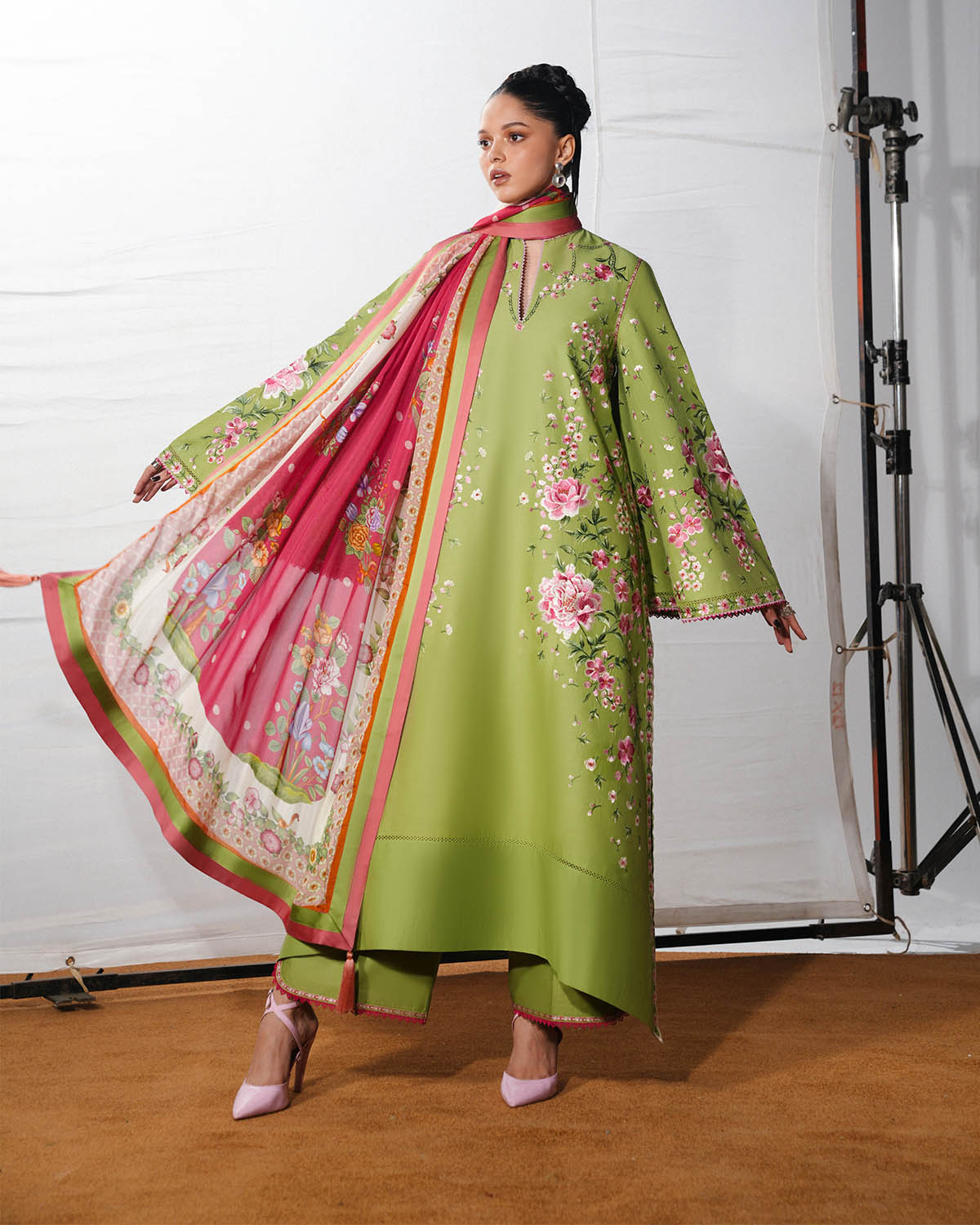Jugnu Lahore | The Reserved View SS Edit | Chaman by Jugnu - Designer Dress  - Type : Ladies Clothes - Available at Libayah - 100% Original 