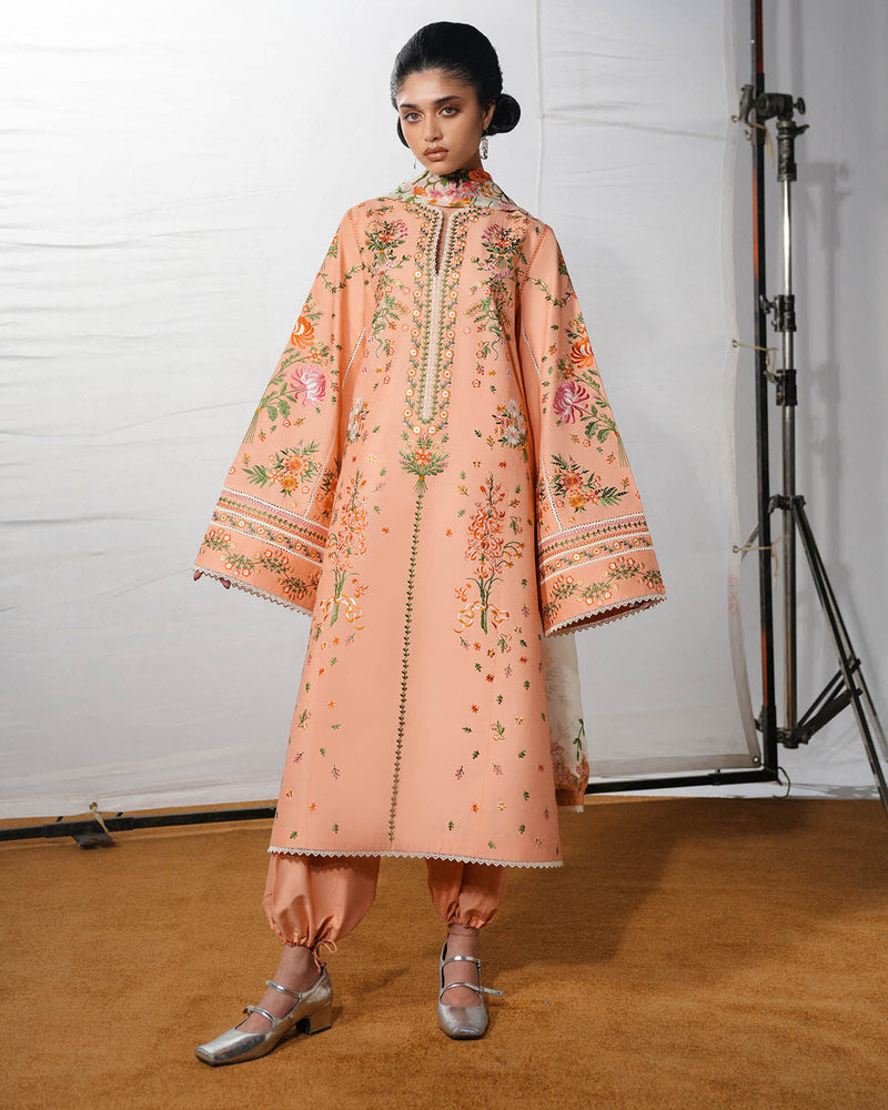Jugnu | The Reserved View SS Edit | Zerah by Jugnu - Designer Dress  - Type : Ladies Clothes - Available at Libayah - 100% Original 