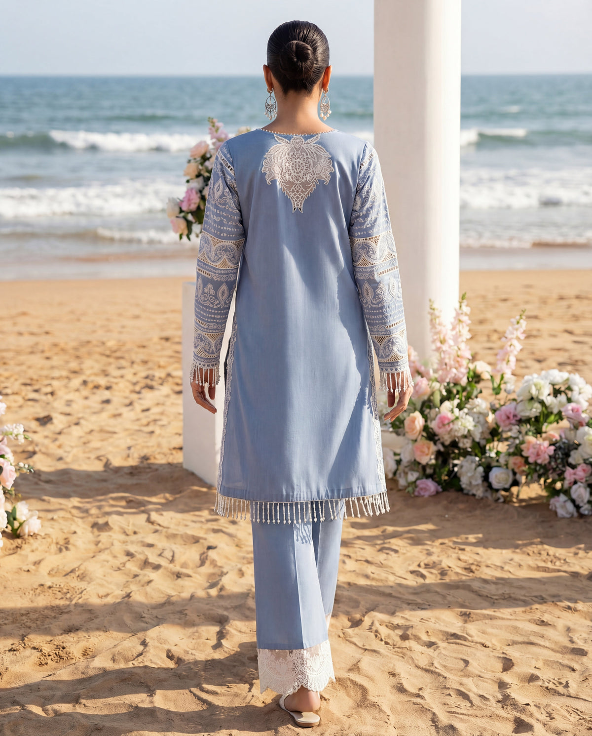 Threads and Motifs | Formal Outfits | 10498 by Threads and Motifs - Designer Dress  - Type : Ladies Clothes - Available at Libayah - 100% Original 