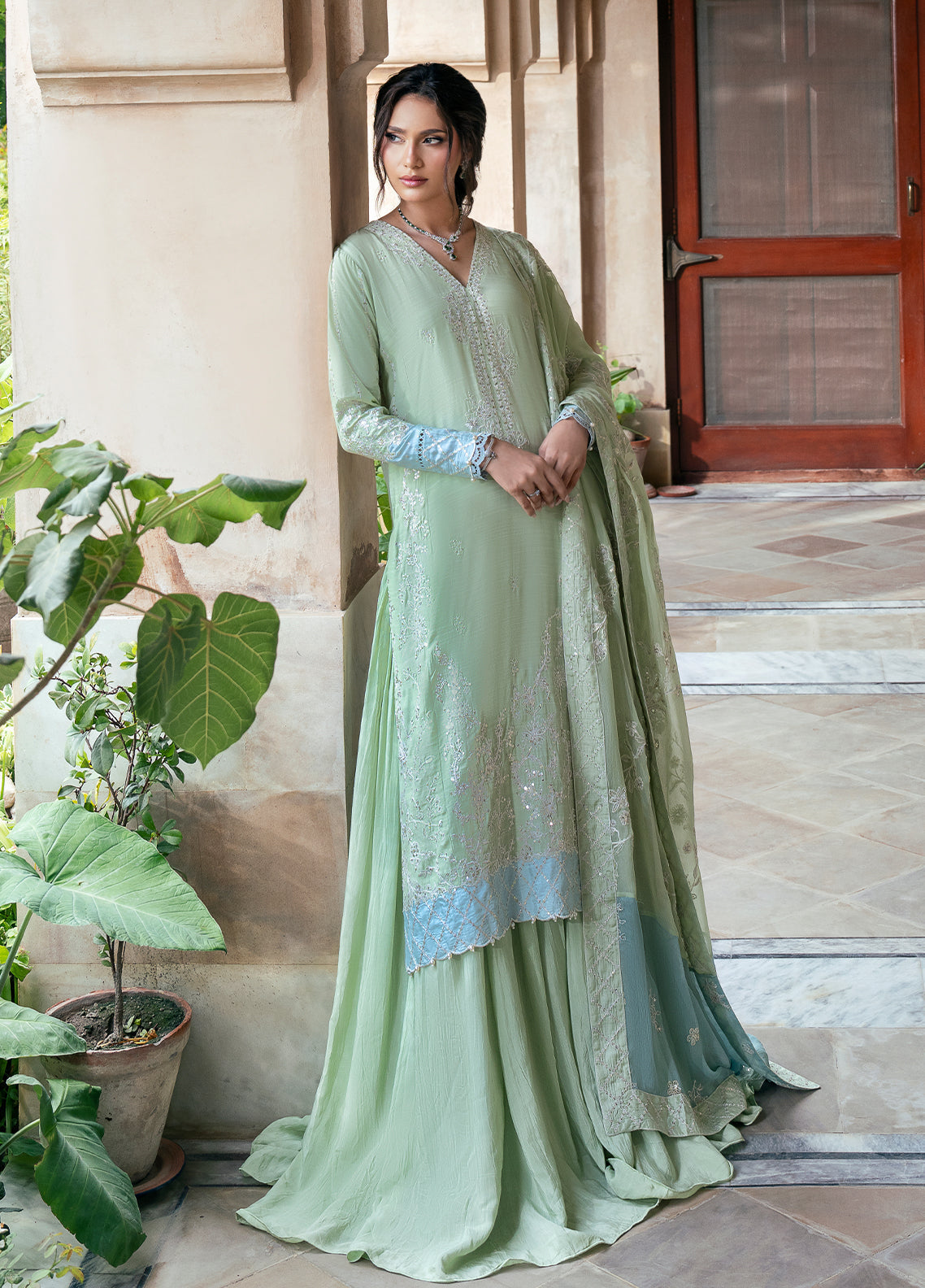 Sahane | Rusukh Premium Formals 26 | FU6605 Mehrma - RUSUKH by Sahane - Designer Dress  - Type : Ladies Clothes - Available at Libayah - 100% Original 