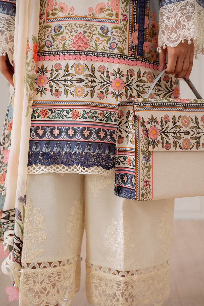 Saira Rizwan | Laanem Summer Lawn 25 | ZUMRA-B-SRL25-07 by Saira Rizwan - Designer Dress - Type: Ladies Clothes - Available at Libayah - 100% Original