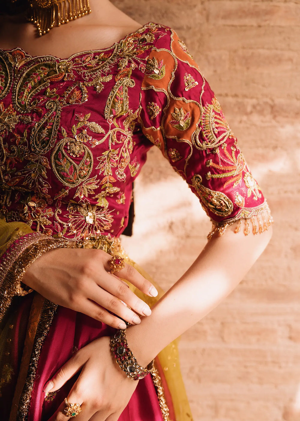 Jeem | Amaltaas Wedding Formals 26 | FUSCHIA ANAYA LEHNGA CHOLI by Jeem - Designer Dress  - Type : Ladies Clothes - Available at Libayah - 100% Original 