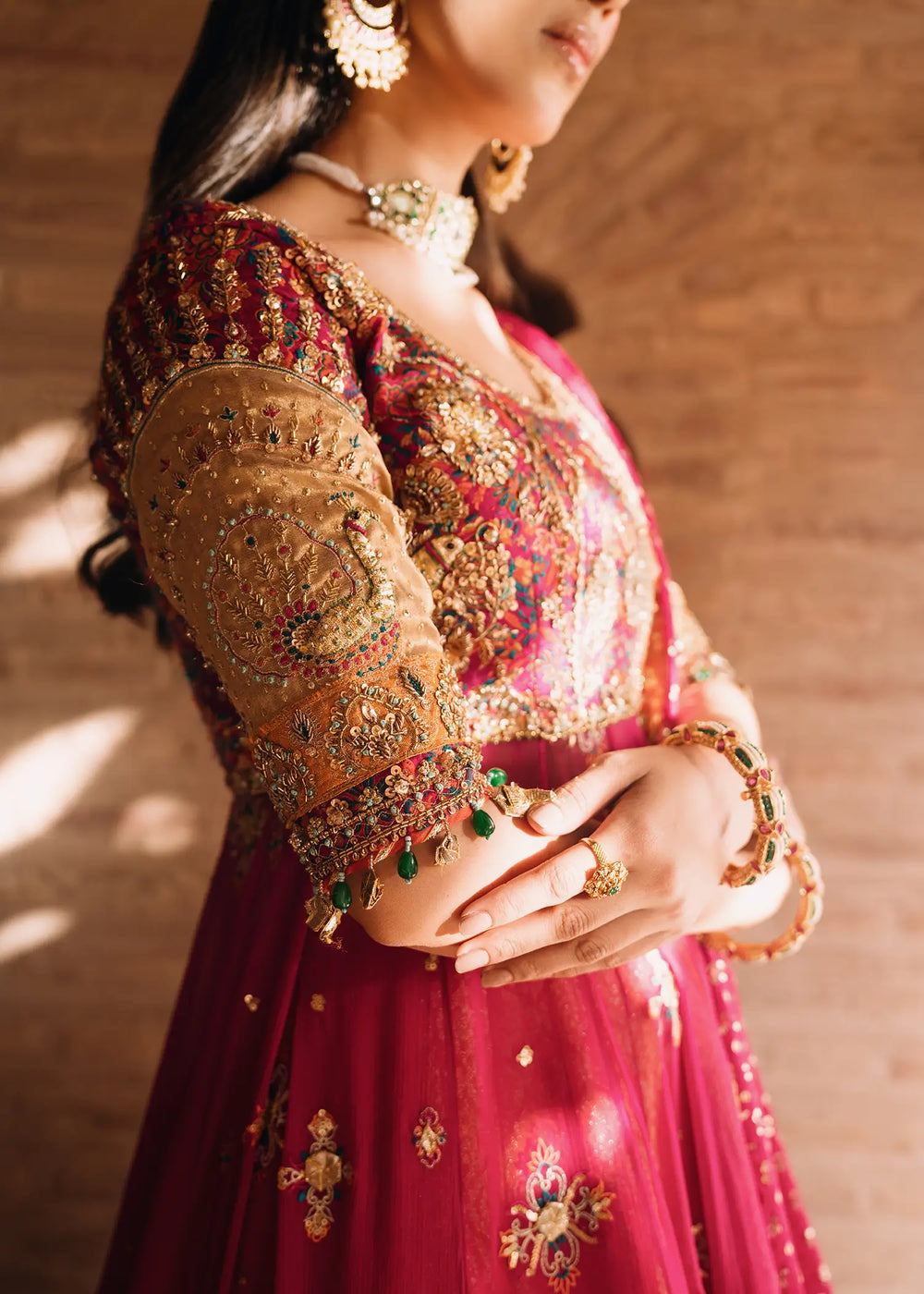 Jeem | Amaltaas Wedding Formals 26 | FUSCHIA NAZ KALIDAR by Jeem - Designer Dress  - Type : Ladies Clothes - Available at Libayah - 100% Original 