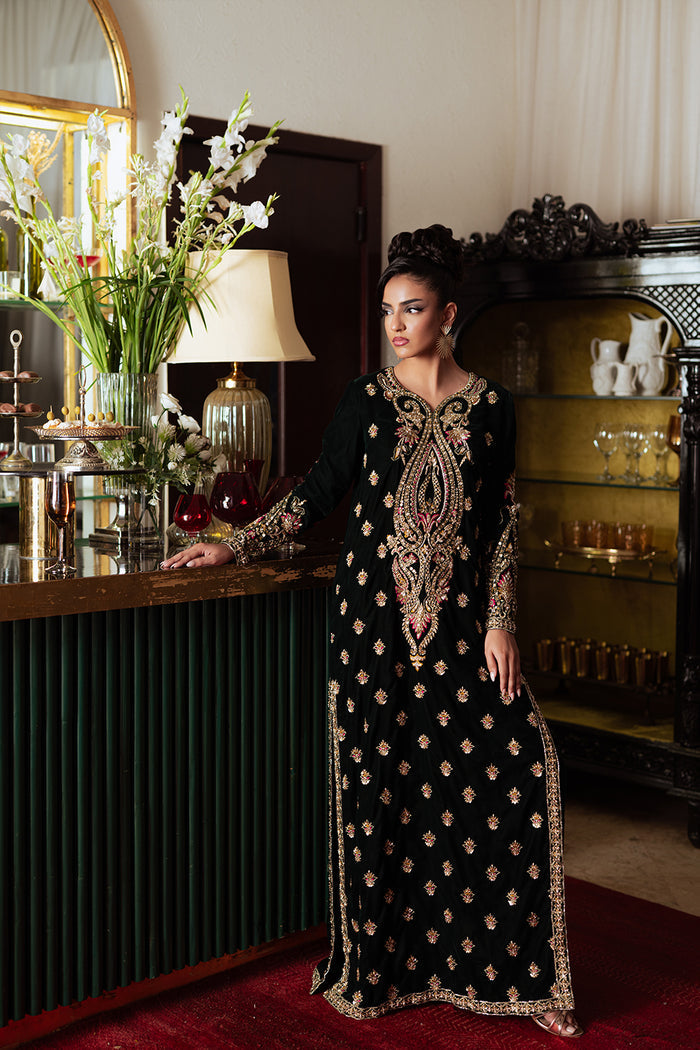 Saira Rizwan | Velvet Pret 25 | EMERA-SRVP25-10 by Saira Rizwan - Designer Dress - Type : Ladies Clothes - Available at Libayah - 100% Original 