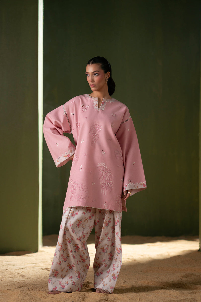 Saira Rizwan | Joolie Co ords | JOOLIE PINK - JBP25-08 by Saira Rizwan - Designer Dress  - Type : Ladies Clothes - Available at Libayah - 100% Original 