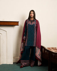 Jugnu | Winter Edit 24 | ASHEN by Jugnu - Designer Dress - Type: Ladies Clothes - Available at Libayah - 100% Original