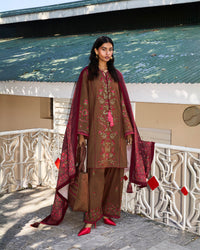 Jugnu | Winter Edit 24 | HAZEL by Jugnu - Designer Dress - Type: Ladies Clothes - Available at Libayah - 100% Original