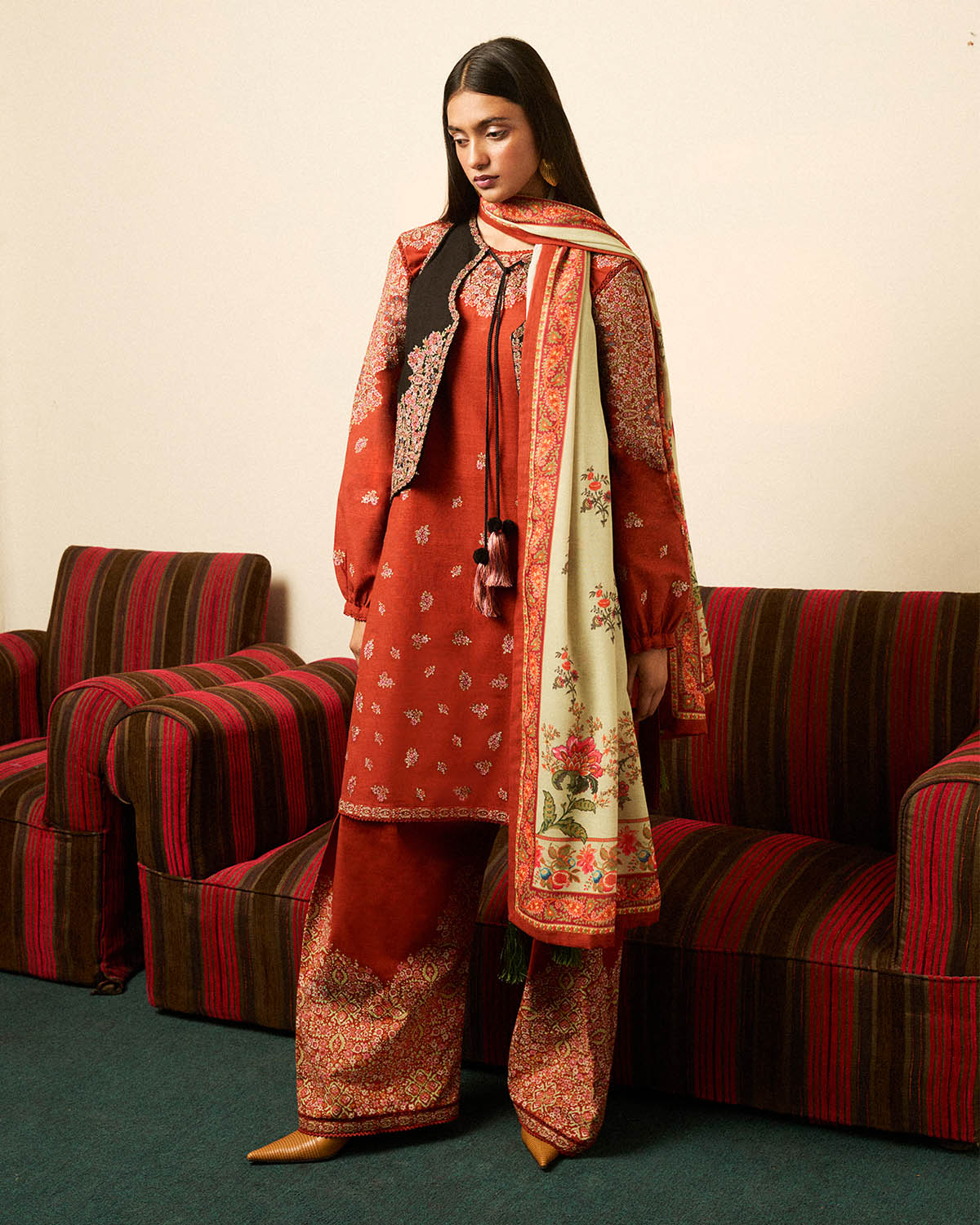 Jugnu | Winter Edit 24 | AURELIA by Jugnu - Designer Dress - Type: Ladies Clothes - Available at Libayah - 100% Original