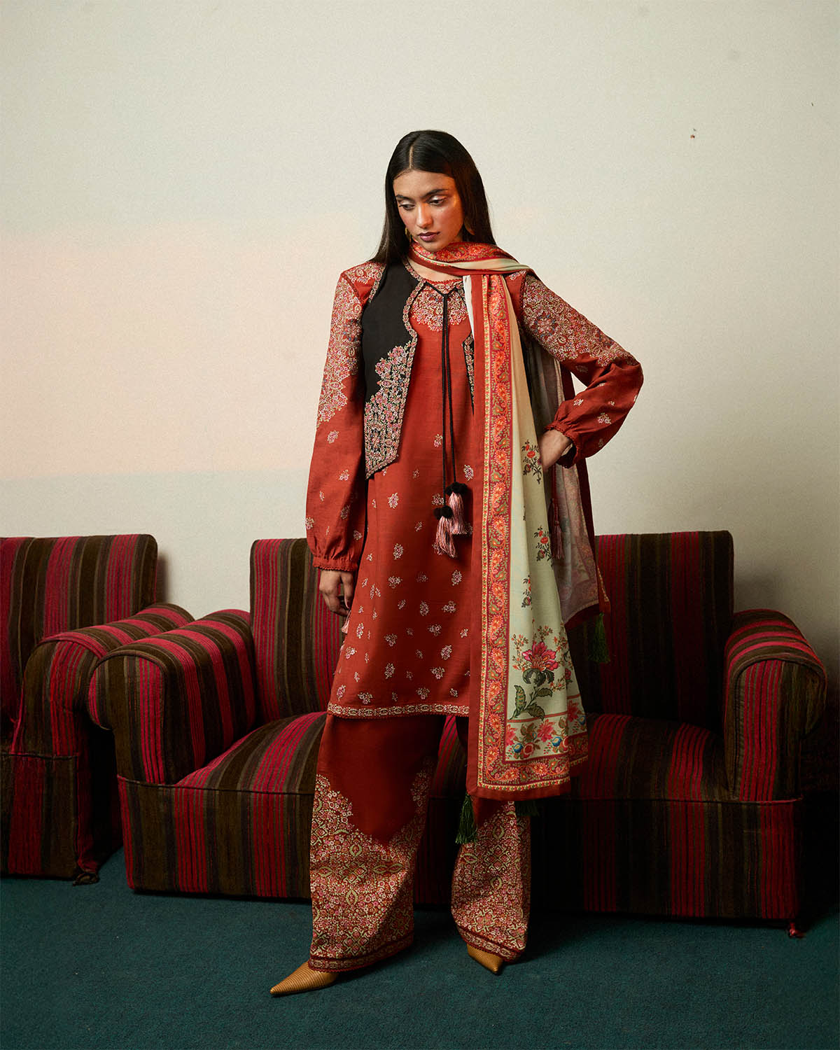 Jugnu | Winter Edit 24 | AURELIA by Jugnu - Designer Dress - Type: Ladies Clothes - Available at Libayah - 100% Original