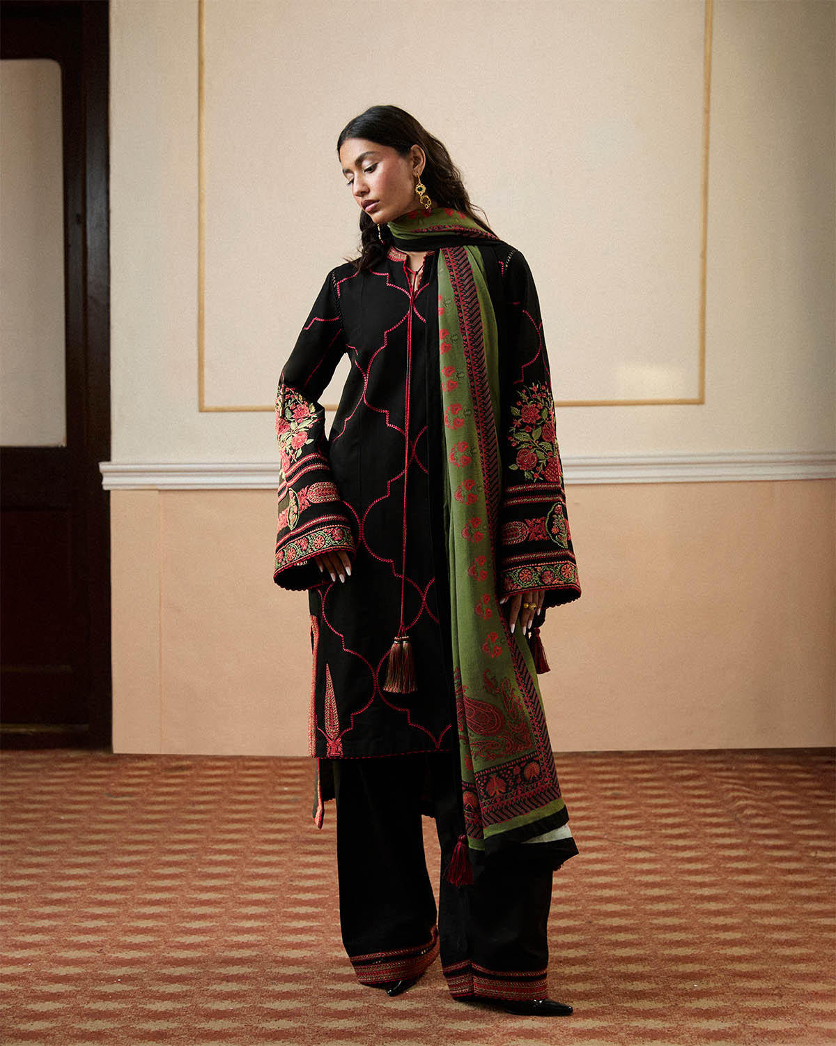 Jugnu | Winter Edit 24 | SOLSTICE by Jugnu - Designer Dress - Type: Ladies Clothes - Available at Libayah - 100% Original