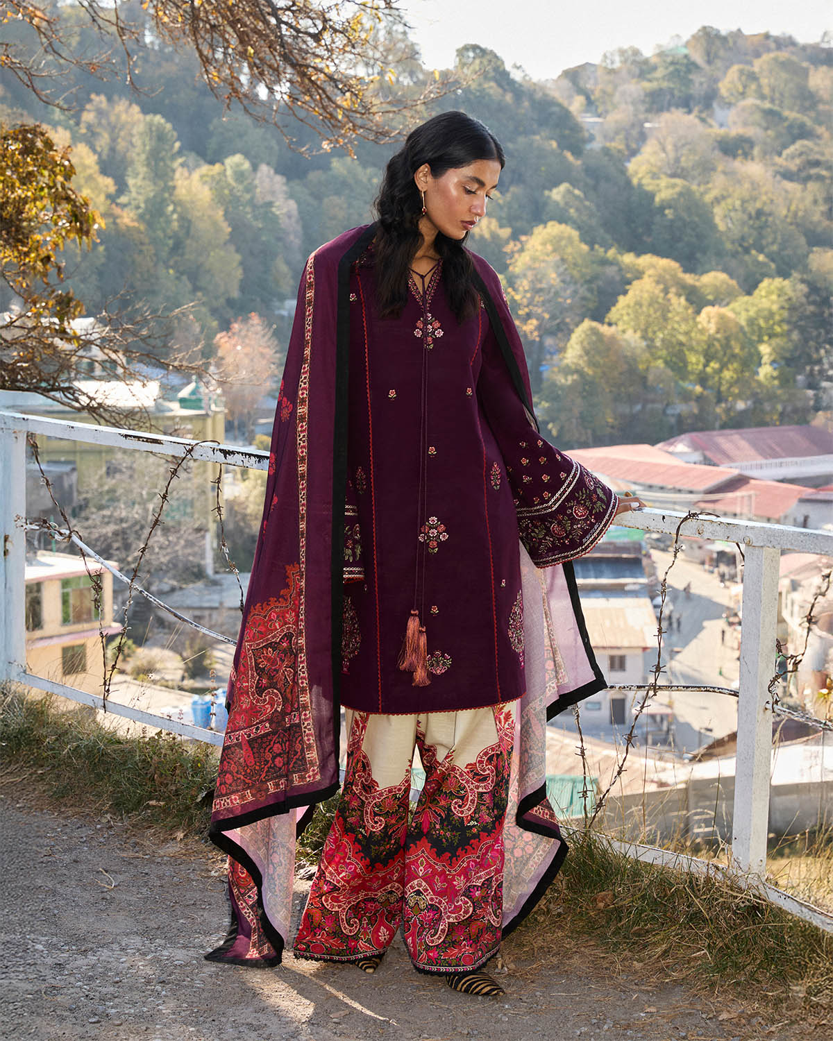 Jugnu | Winter Edit 24 | AMETHYST by Jugnu - Designer Dress - Type: Ladies Clothes - Available at Libayah - 100% Original