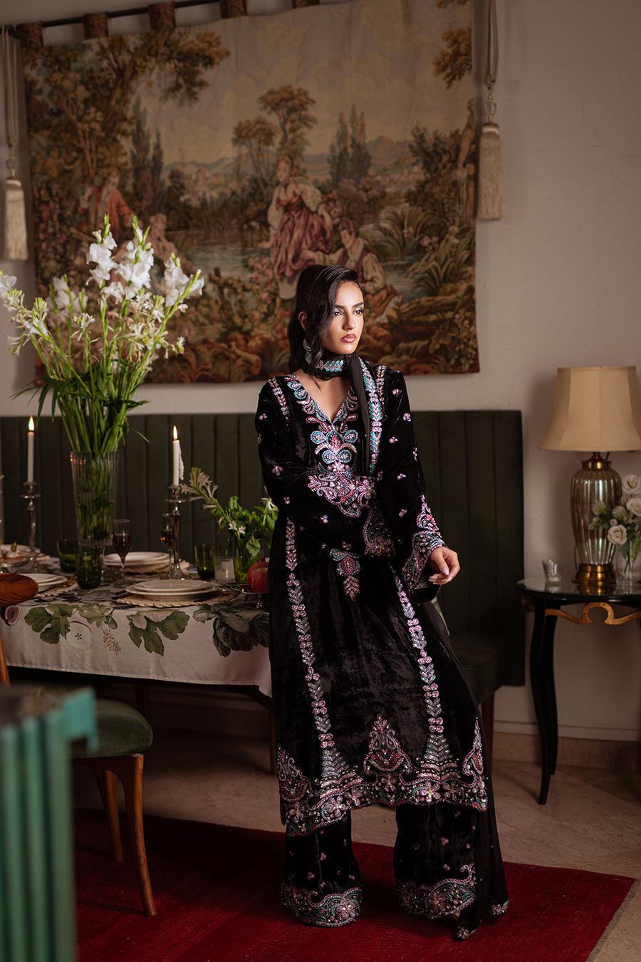 Saira Rizwan | Velvet Pret 25 | ZARQ-SRVP25-03 by Saira Rizwan - Designer Dress - Type : Ladies Clothes - Available at Libayah - 100% Original 