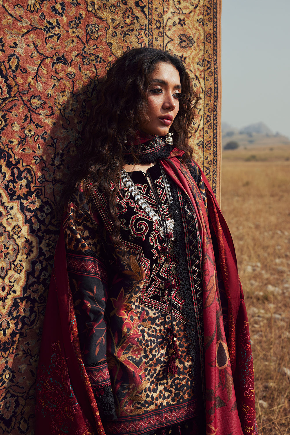 Saira Rizwan | Winter Khaddar 25 | NAZ-SRW25-09 by Saira Rizwan - Designer Dress  - Type : Ladies Clothes - Available at Libayah - 100% Original 