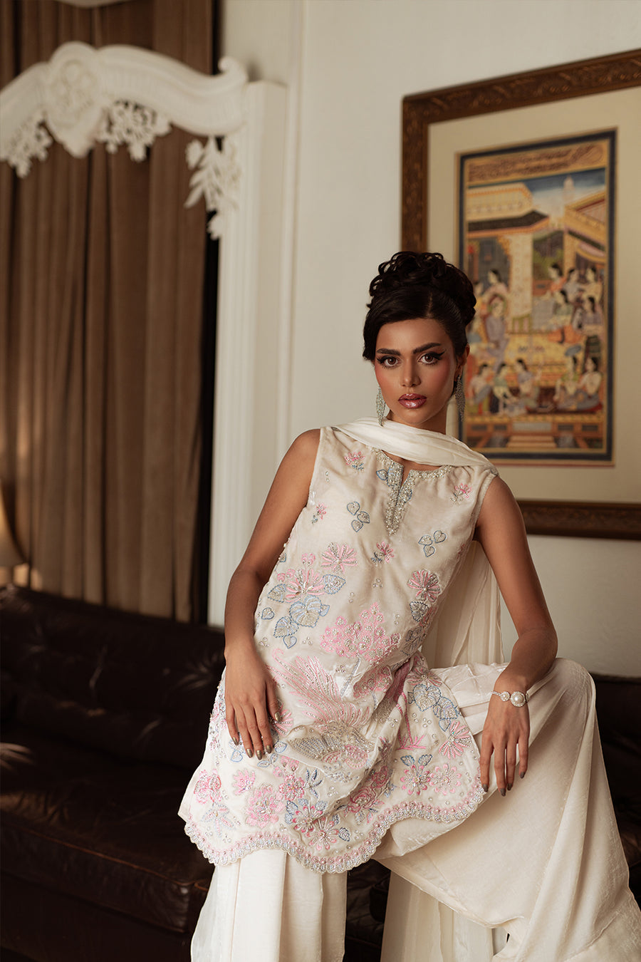 Saira Rizwan | Velvet Pret 25 | NARGIS-SRVP25-07 by Saira Rizwan - Designer Dress - Type : Ladies Clothes - Available at Libayah - 100% Original 