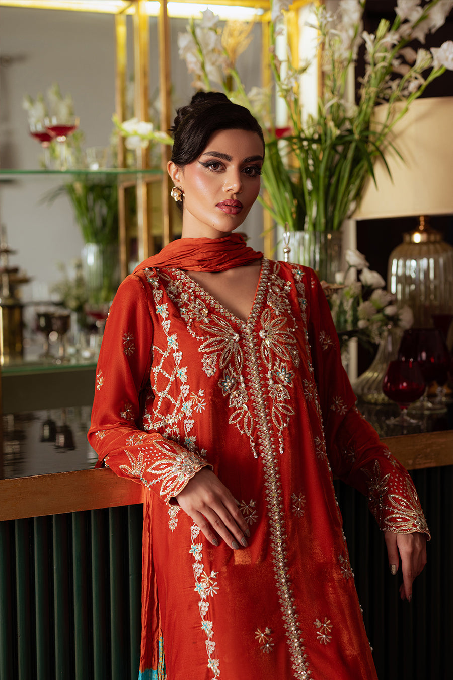 Saira Rizwan | Velvet Pret 25 | NEELAM-SRVP25-06 by Saira Rizwan - Designer Dress - Type : Ladies Clothes - Available at Libayah - 100% Original 