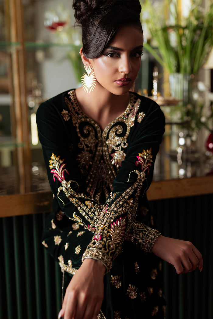 Saira Rizwan | Velvet Pret 25 | EMERA-SRVP25-10 by Saira Rizwan - Designer Dress - Type : Ladies Clothes - Available at Libayah - 100% Original 