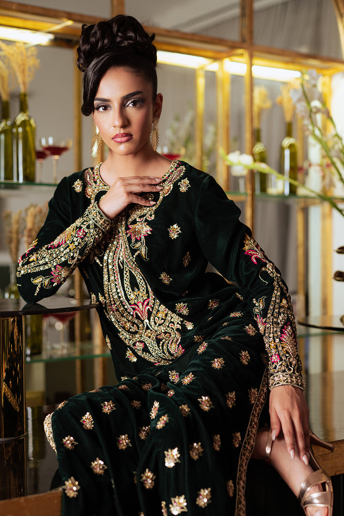 Saira Rizwan | Velvet Pret 25 | EMERA-SRVP25-10 by Saira Rizwan - Designer Dress - Type : Ladies Clothes - Available at Libayah - 100% Original 
