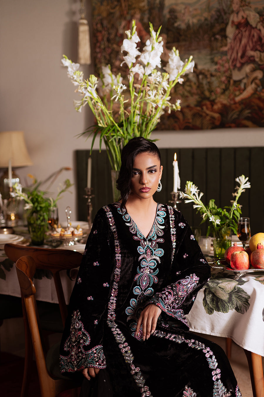 Saira Rizwan | Velvet Pret 25 | ZARQ-SRVP25-03 by Saira Rizwan - Designer Dress - Type : Ladies Clothes - Available at Libayah - 100% Original 