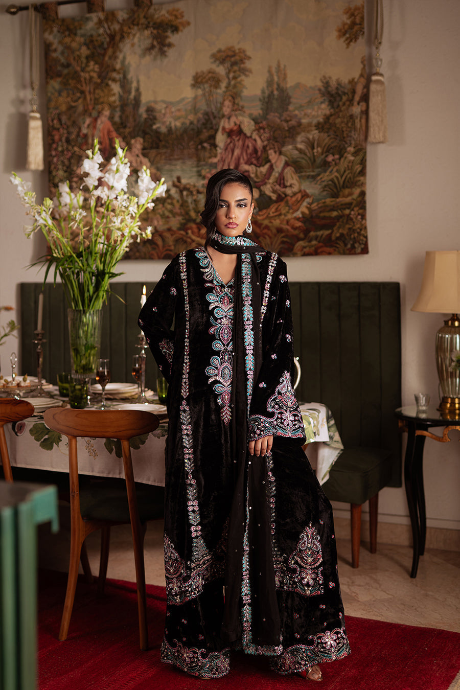 Saira Rizwan | Velvet Pret 25 | ZARQ-SRVP25-03 by Saira Rizwan - Designer Dress - Type : Ladies Clothes - Available at Libayah - 100% Original 