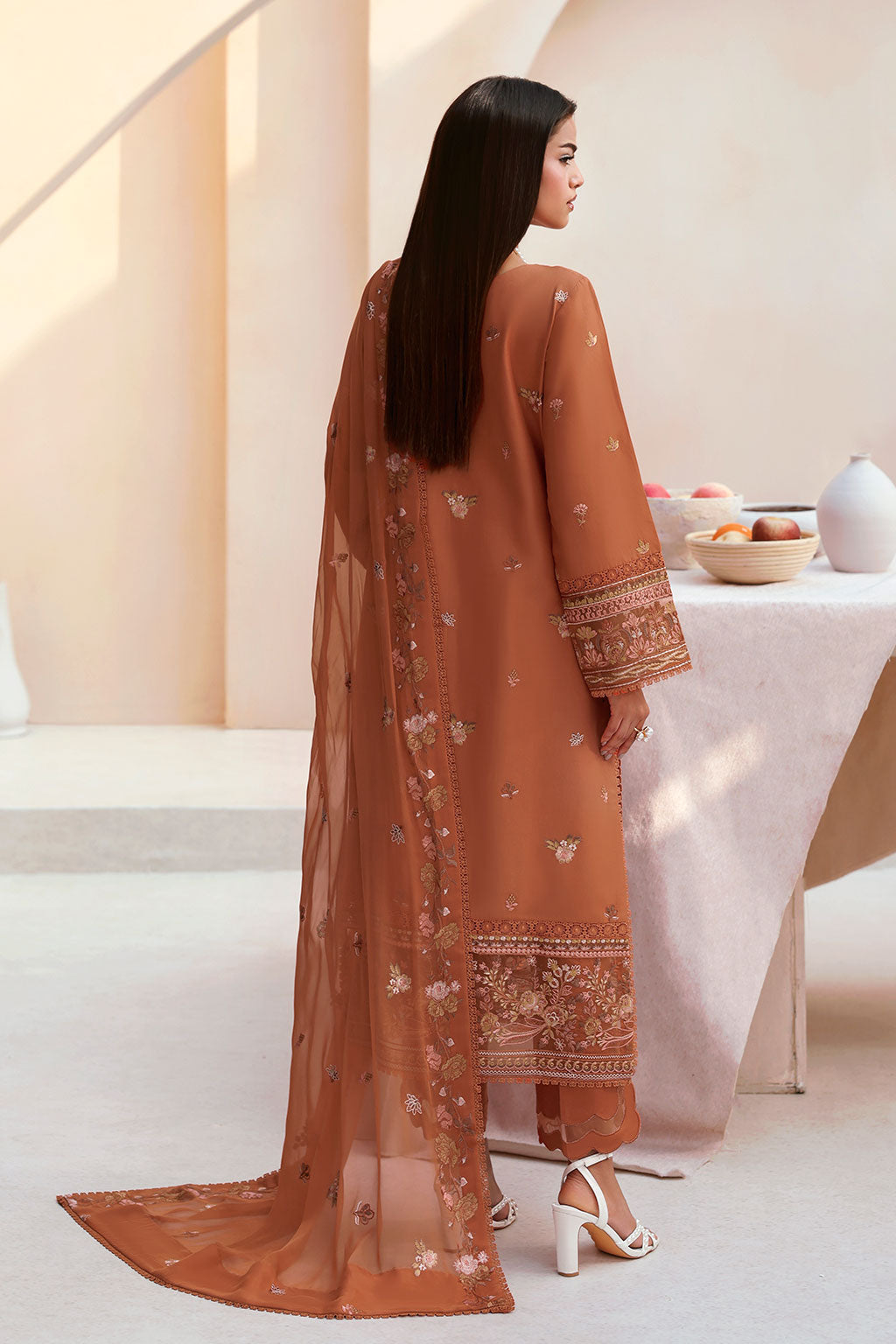 Ramsha | Ghazal Luxury Lawn | G-501 - Designer Dress - Type : Ladies Clothes - Available at Libayah - 100% Original