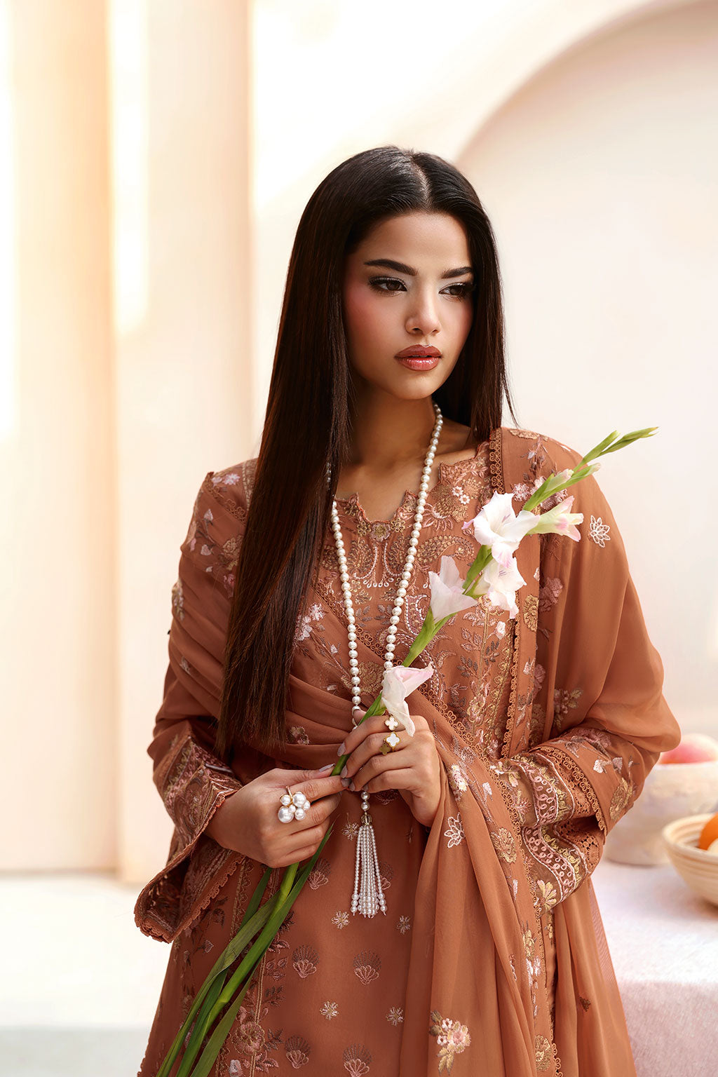 Ramsha | Ghazal Luxury Lawn | G-501 - Designer Dress - Type : Ladies Clothes - Available at Libayah - 100% Original