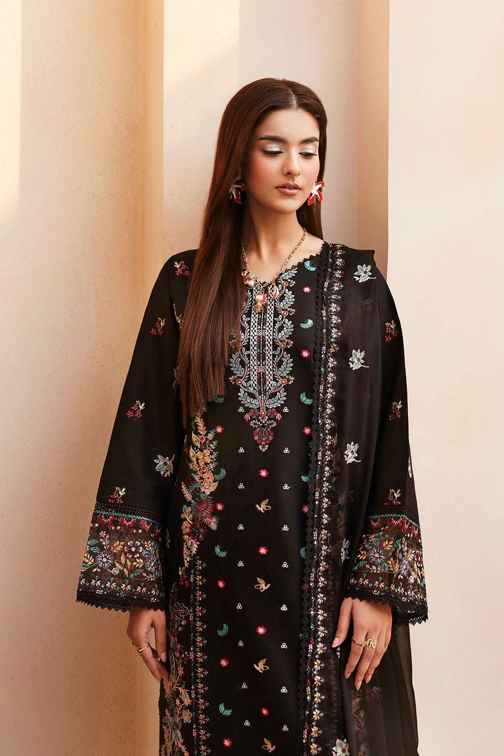 Ramsha | Ghazal Luxury Lawn | G-502 - Designer Dress - Type : Ladies Clothes - Available at Libayah - 100% Original