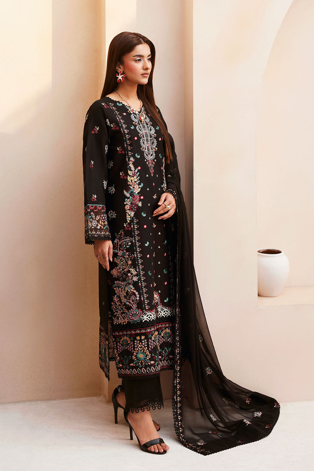 Ramsha | Ghazal Luxury Lawn | G-502 - Designer Dress - Type : Ladies Clothes - Available at Libayah - 100% Original
