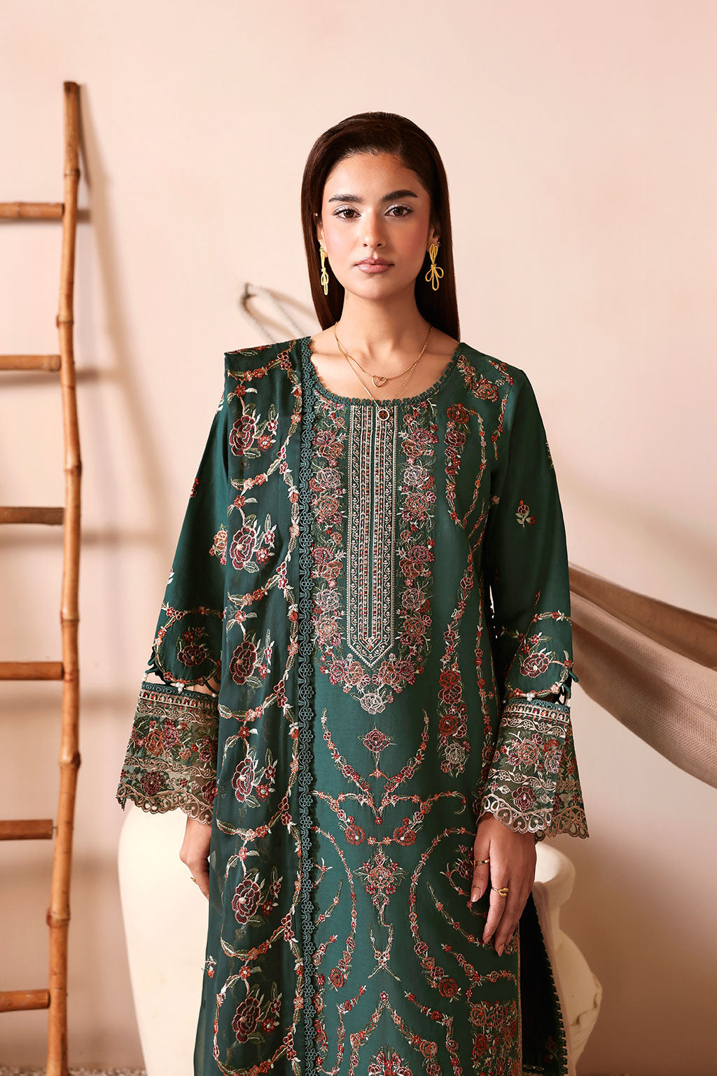 Ramsha | Ghazal Luxury Lawn | G-507 - Designer Dress - Type : Ladies Clothes - Available at Libayah - 100% Original