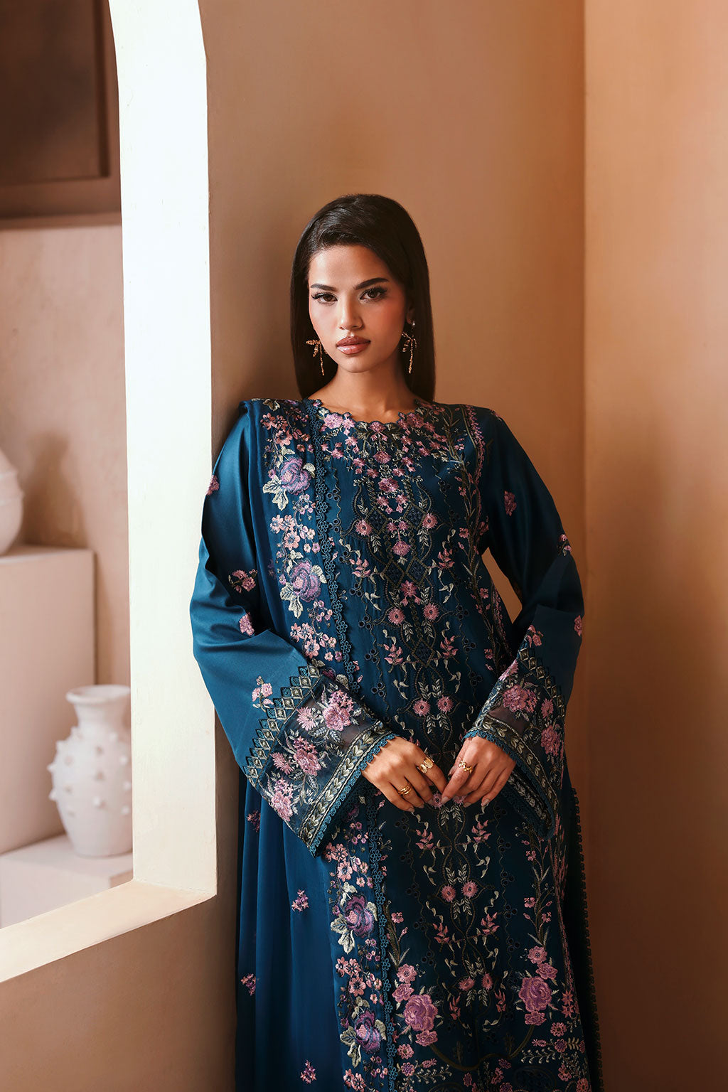 Ramsha | Ghazal Luxury Lawn | G-508 - Designer Dress - Type : Ladies Clothes - Available at Libayah - 100% Original