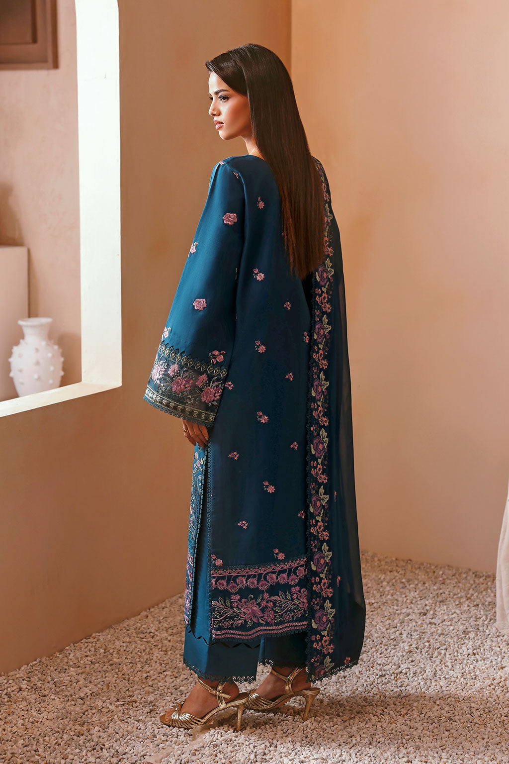 Ramsha | Ghazal Luxury Lawn | G-508 - Designer Dress - Type : Ladies Clothes - Available at Libayah - 100% Original