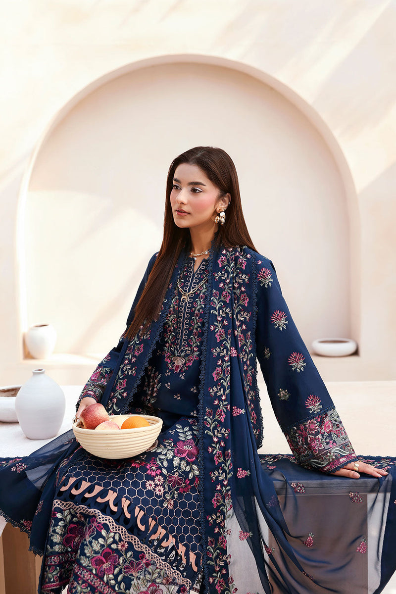 Ramsha | Ghazal Luxury Lawn | G-505 - Designer Dress - Type : Ladies Clothes - Available at Libayah - 100% Original