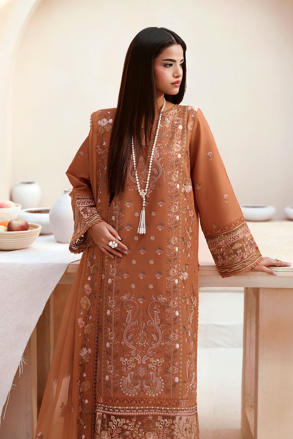 Ramsha | Ghazal Luxury Lawn | G-501 - Designer Dress - Type : Ladies Clothes - Available at Libayah - 100% Original