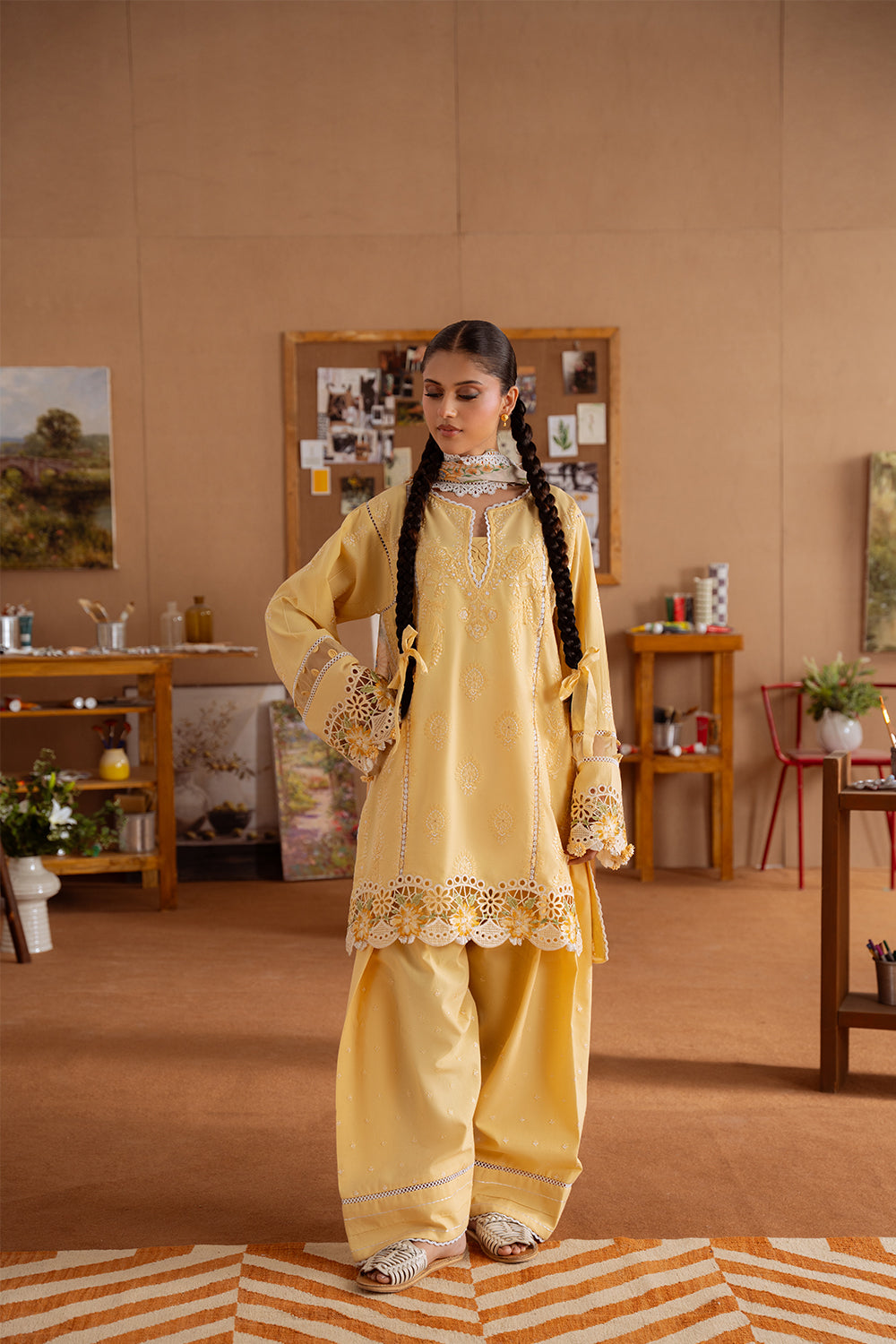 Saira Rizwan | Laanem Summer Lawn 25 | LEYLA-A-SRL25-04 by Saira Rizwan - Designer Dress - Type: Ladies Clothes - Available at Libayah - 100% Original