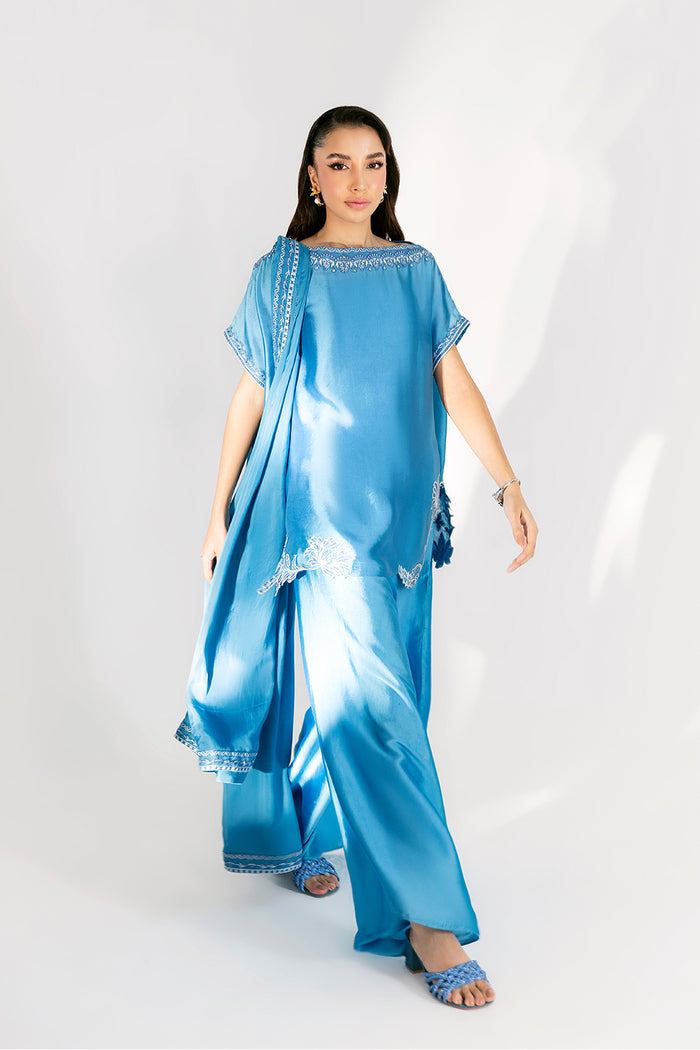 NOORE – authentic Pakistani dress from the Saira Rizwan Silk Pret 25 collection for women in the UK.