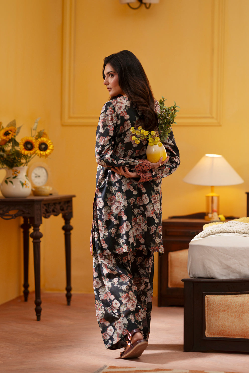Saira Rizwan | Joolie Co ords | CHARCOAL-JBP25-02 by Saira Rizwan - Designer Dress  - Type : Ladies Clothes - Available at Libayah - 100% Original 