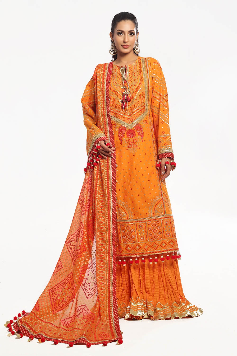 Gul Ahmed | Chunri Lawn 25 | BM-52020 by Gul Ahmed - Designer Dress - Type: Ladies Clothes - Available at Libayah - 100% Original