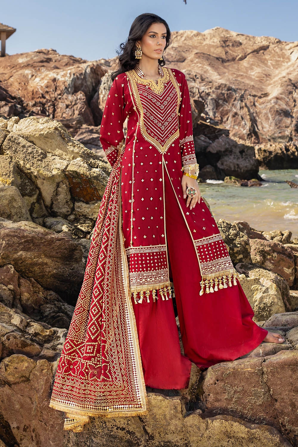 Gul Ahmed | Chunri Lawn 25 | BM-52018 by Gul Ahmed - Designer Dress - Type: Ladies Clothes - Available at Libayah - 100% Original