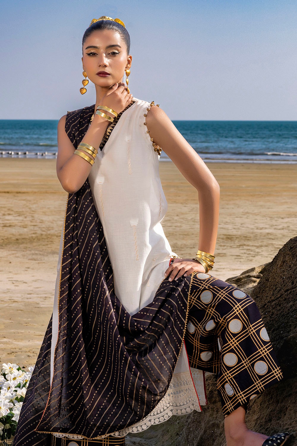 Gul Ahmed | Taara 25 | MJ-42052 by Gul Ahmed - Designer Dress - Type: Ladies Clothes - Available at Libayah - 100% Original