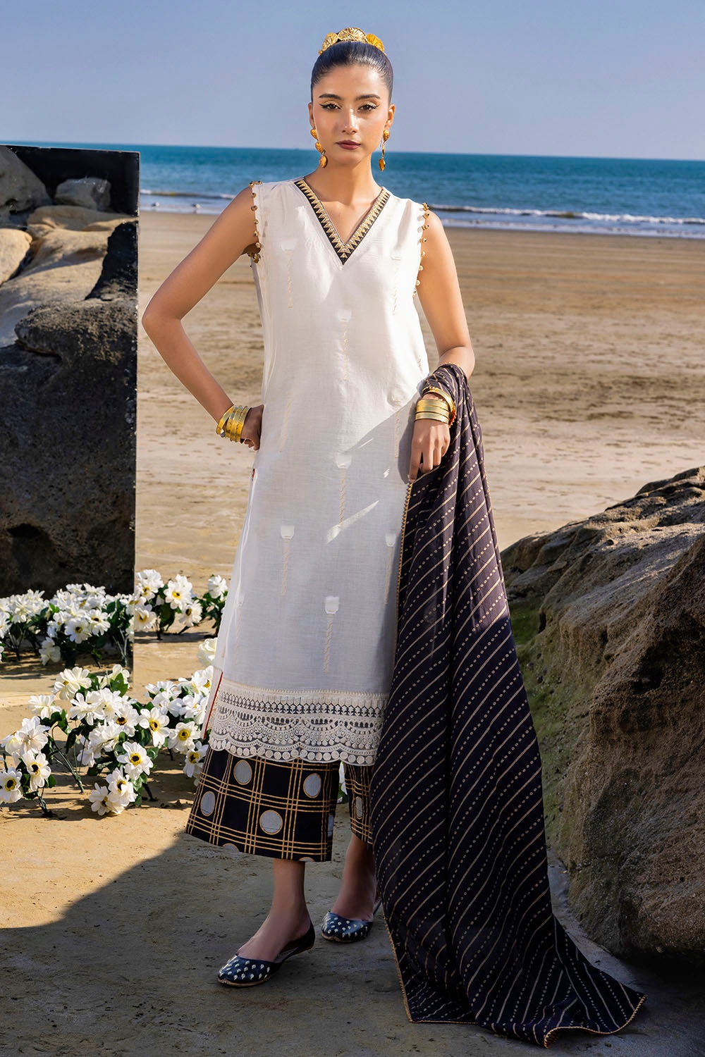 Gul Ahmed | Taara 25 | MJ-42052 by Gul Ahmed - Designer Dress - Type: Ladies Clothes - Available at Libayah - 100% Original