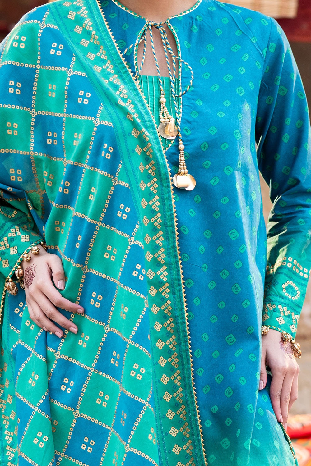 Gul Ahmed | Chunri Lawn 25 | CL-52410 A by Gul Ahmed - Designer Dress - Type: Ladies Clothes - Available at Libayah - 100% Original